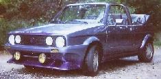 Left front quater view of Cabrio.