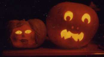 Jack-o-lantern and Lady-lantern.