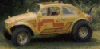 Annie, my yellow Baja Bug.